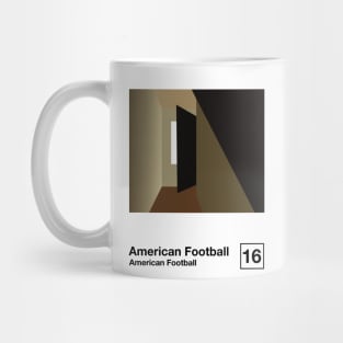 American Football / Minimalist Graphic Poster Art Design Mug